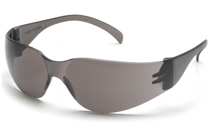 Intruder® Frameless Safety Glasses with Gray Lens - Pyramex